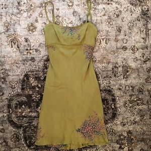 Vintage 90’s Green Slipdress